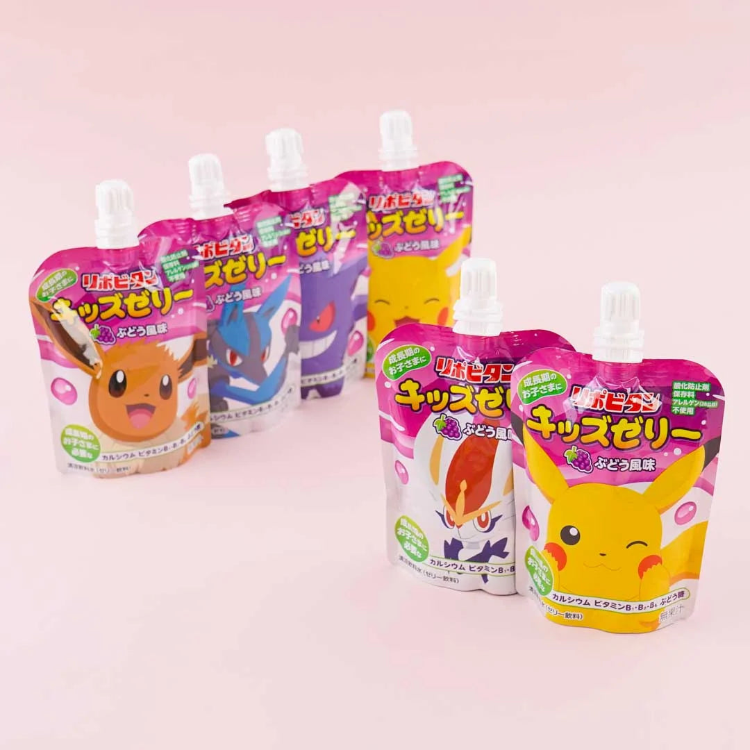 Pokémon Jelly Drink Grape - Succo di frutta 125ml (Japan)