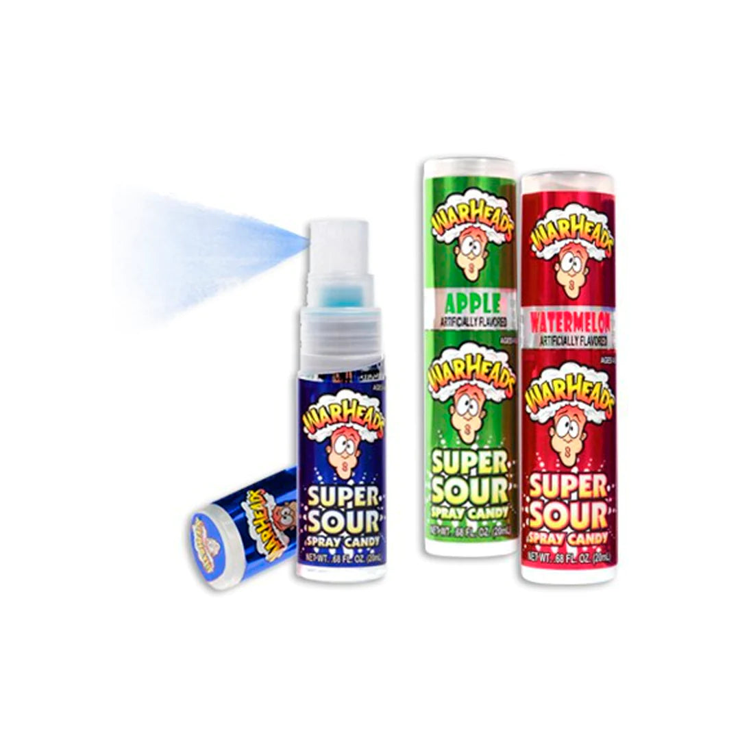 WarHeads Spray Candy Super Sour - Caramella spray acida alla frutta (20ml)