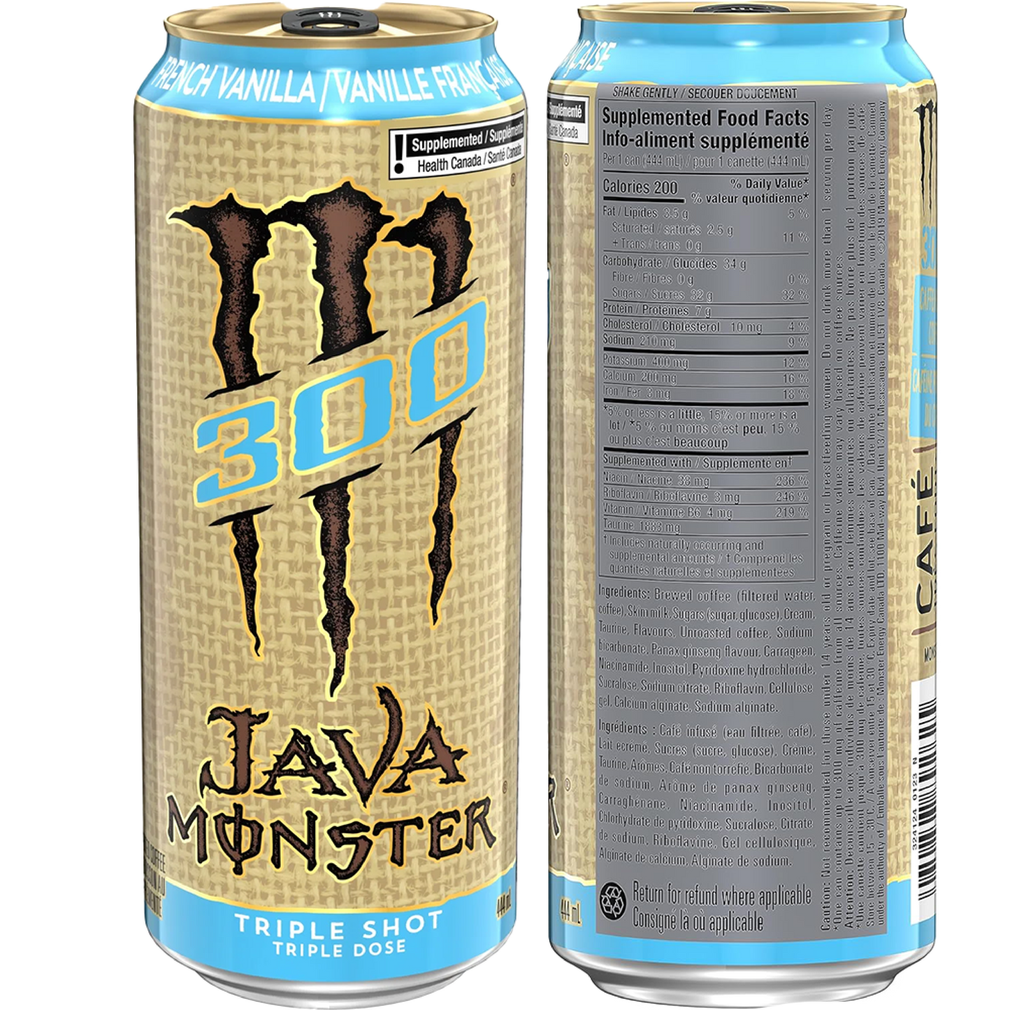 TEST Monster Energy 300 Java Triple Shot French Vanilla [443ml]