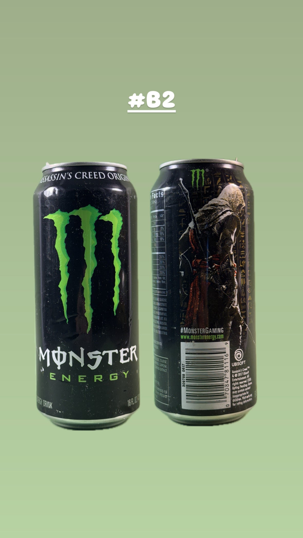 Monster Energy OG Assassin’s Creed Origins (USA) (Edizione 2017) [#B2] *Dents