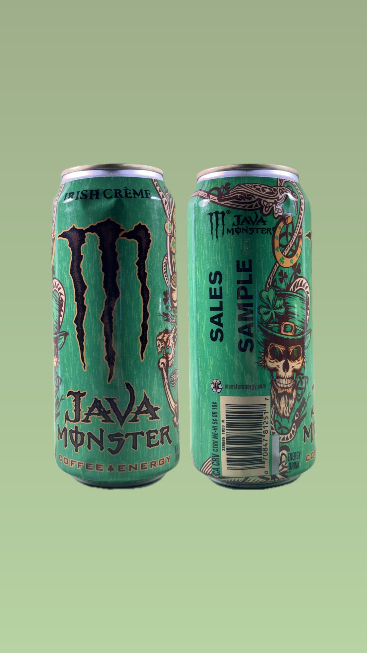 Monster Energy Java Irish Crème Sales Sample