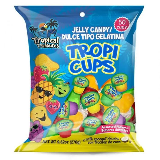 Jelly Candy Tropi Cups - Tropical fruit jellies (20pcs - 270g)