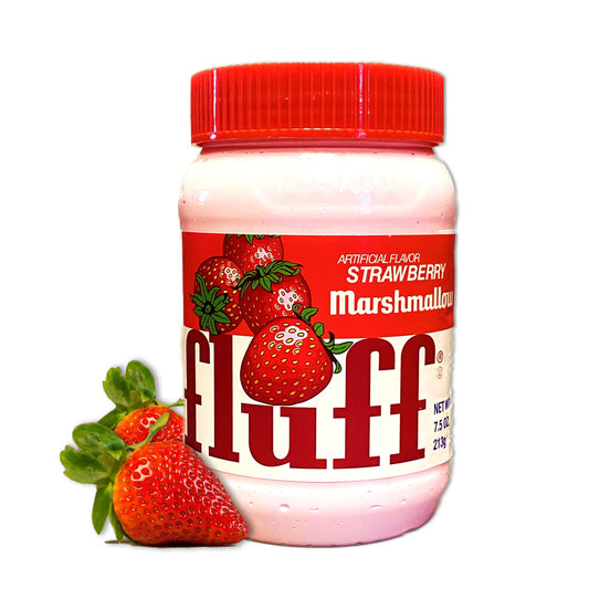 Fluff Marshmallow Strawberry (USA) - Crema di marshmallow spalmabile Gusto Fragola [213g]