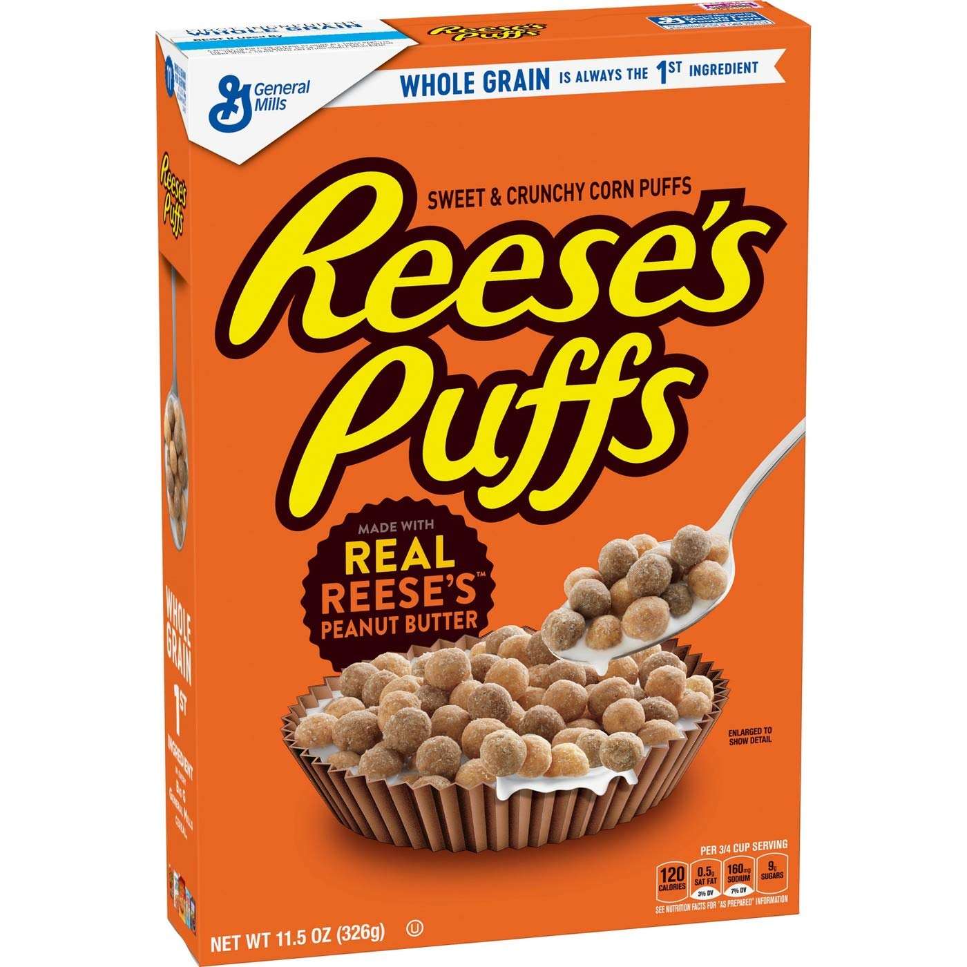 Reese’s Puffs - Cereali al Burro di Arachidi e Cacao (326g) (Canada) - dolce