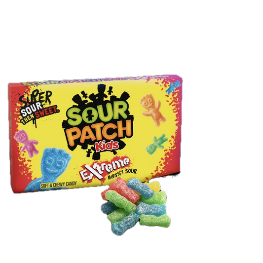 Sour Patch Kids Extreme USA - Caramelle gommose acide gusto fruttato (99g)