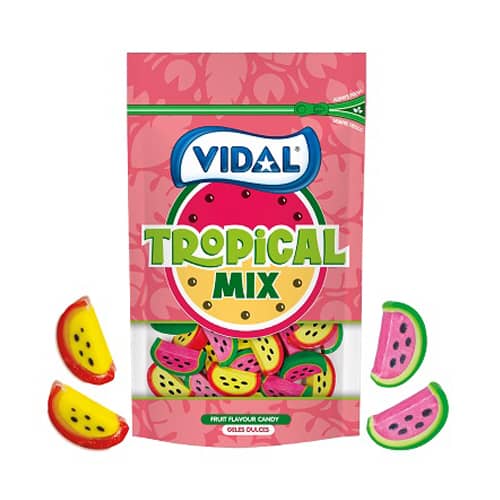 Vidal Tropical Mix - Caramelle morbide alla frutta (180g) - caramelle