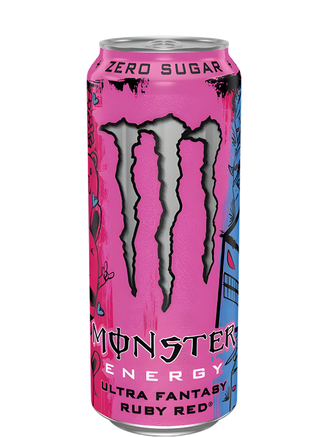 MONSTER ENERGY ULTRA FANTASY RUBY RED (Nederland) [500ml]