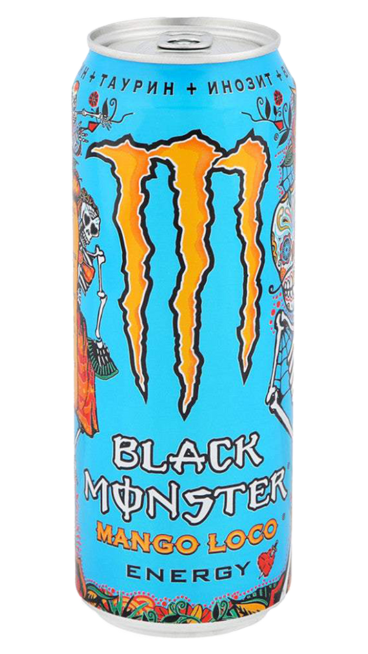 Black Monster Energy Mango Loco (Russia) [449ml]