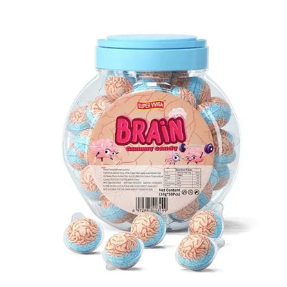 * Brain Bubble Gum Whit Jam (50pc - 650g)