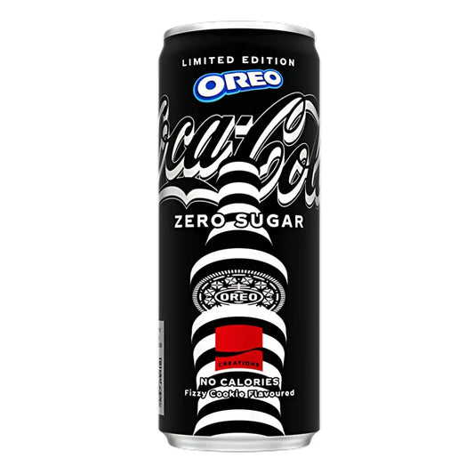 Coca - Cola Oreo Zero Sugar - Coca Cola gusto Oreo senza zucchero (250ml) LIMITED EDITION