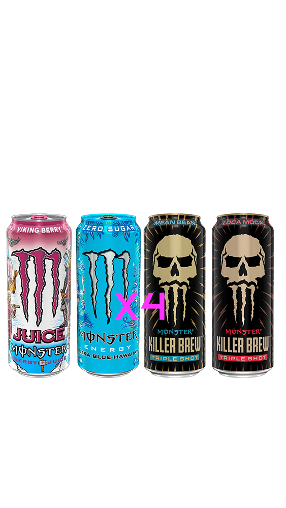 PRE ORDER MONSTER ENERGY 2025 x 4