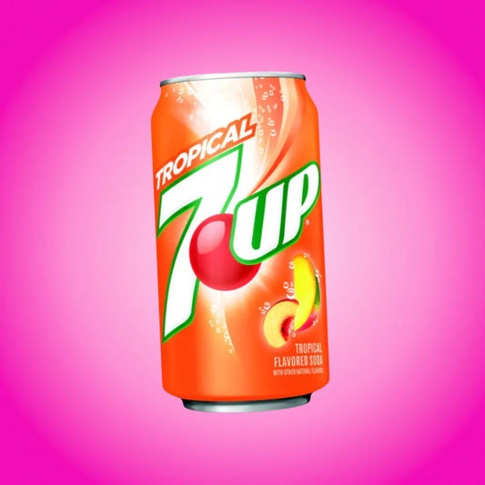 7 UP Tropical (USA) - Bevanda analcolica ai frutti tropicali [355ml]