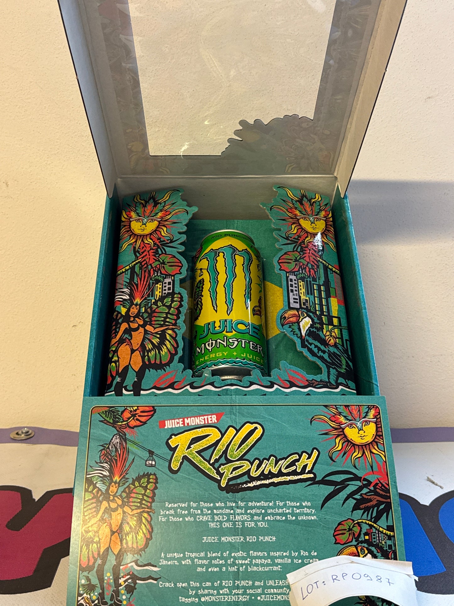 MONSTER ENERGY PROMO BOX: JUICED RIO PUNCH (RP0987)