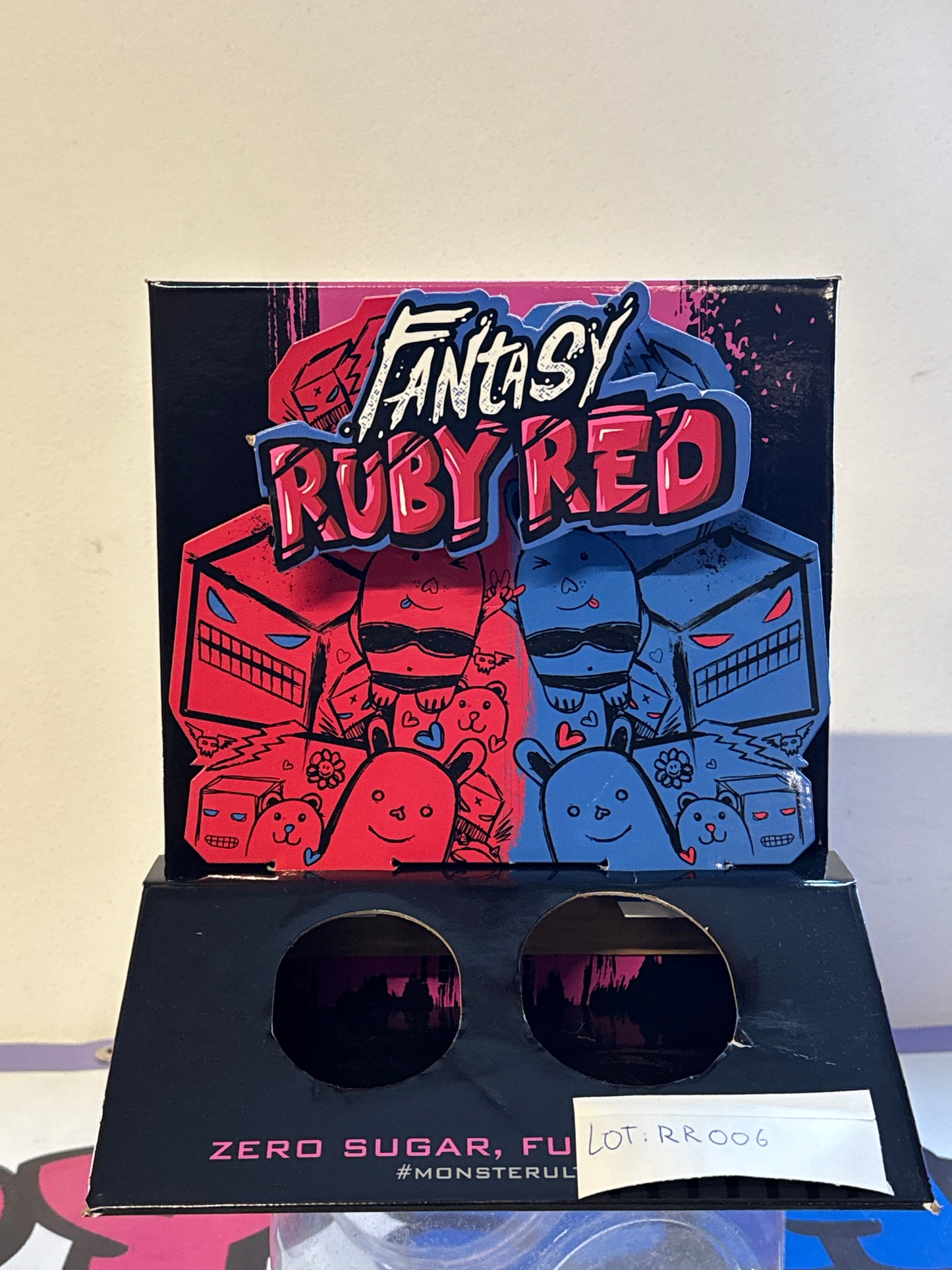 MONSTER ENERGY PROMO BOX: ULTRA FANTASY RUBY RED (RR006)