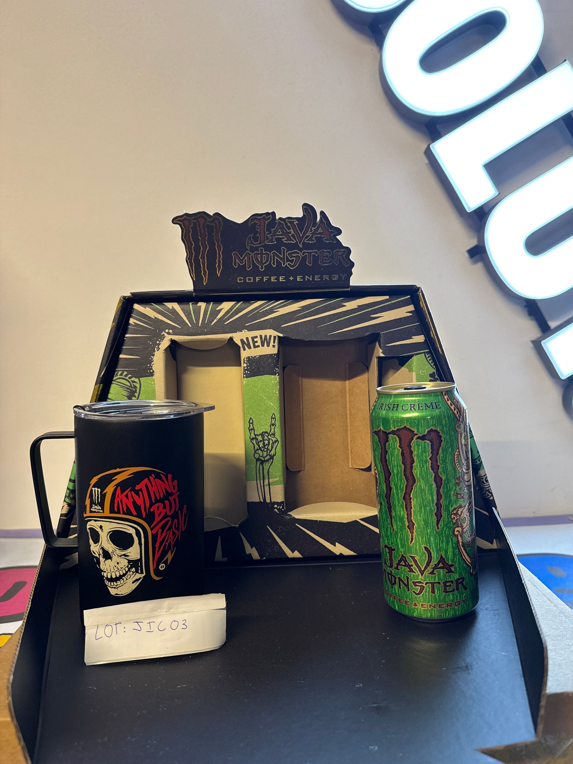 MONSTER ENERGY PROMO BOX: JAVA IRISH CREME (JIC03)