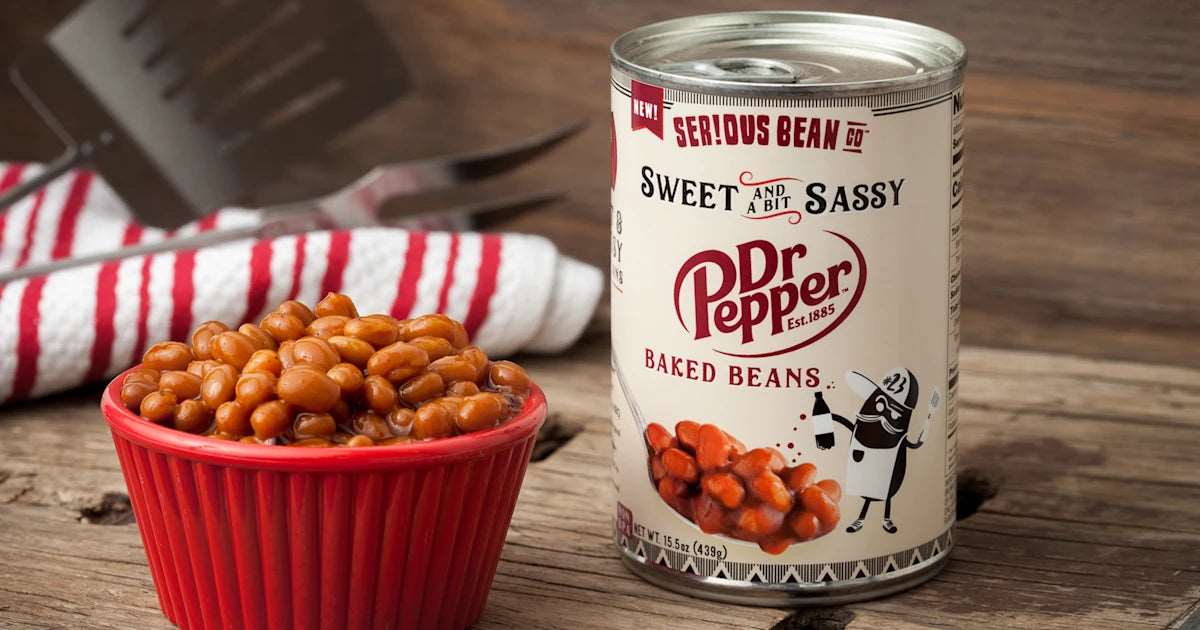 Dr. Pepper Baked Beans Sweet and Sassy (454g) USA - salato