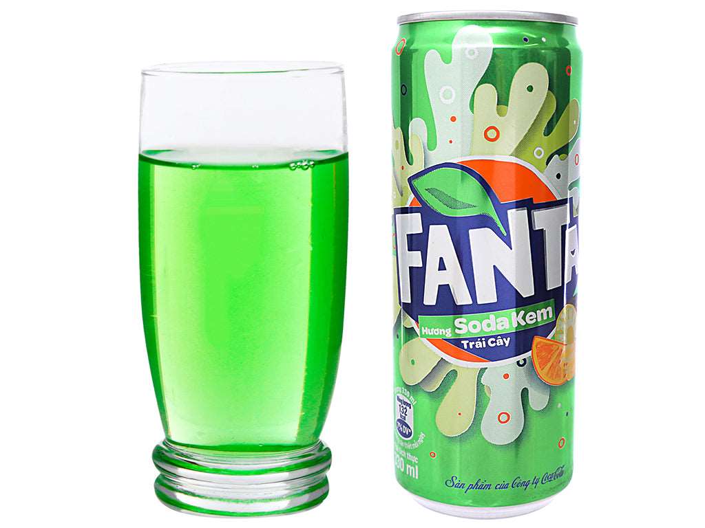 Fanta Soda Ken Trái Cây (Vietnam) - Fanta alla banana, arancia e anans [320ml]