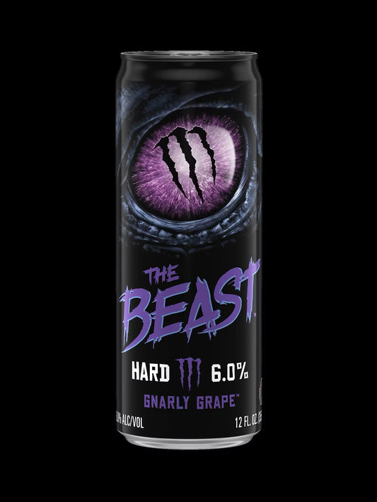 Monster Energy THE BEAST #2 Gnarly Grape (355ml) [**little dents]