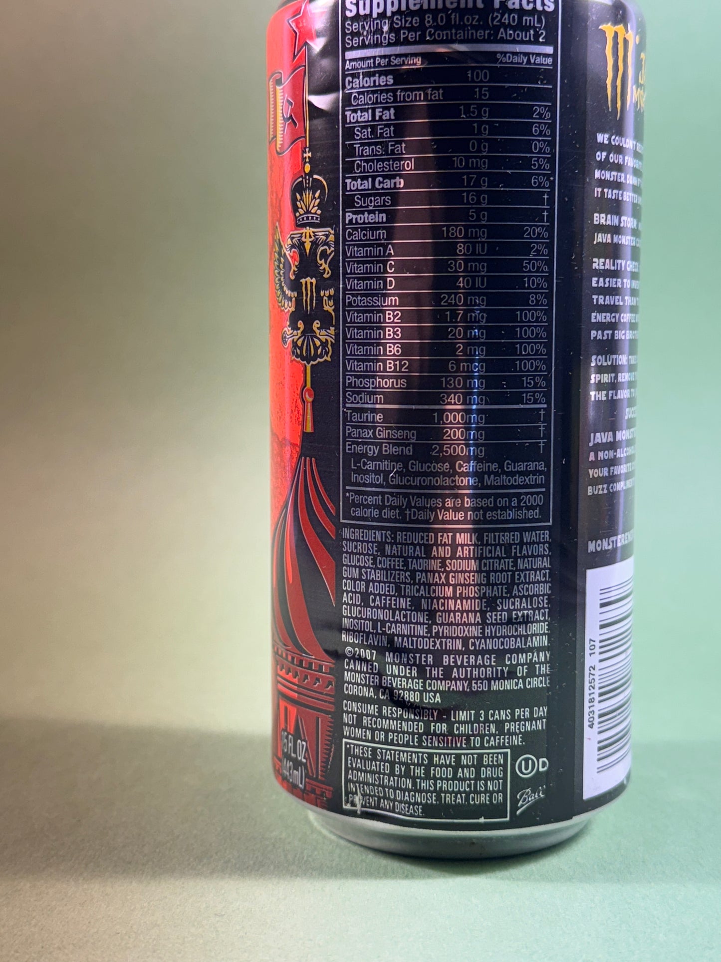 Monster Energy Java Russian ( Edizione 2007 ) #R3