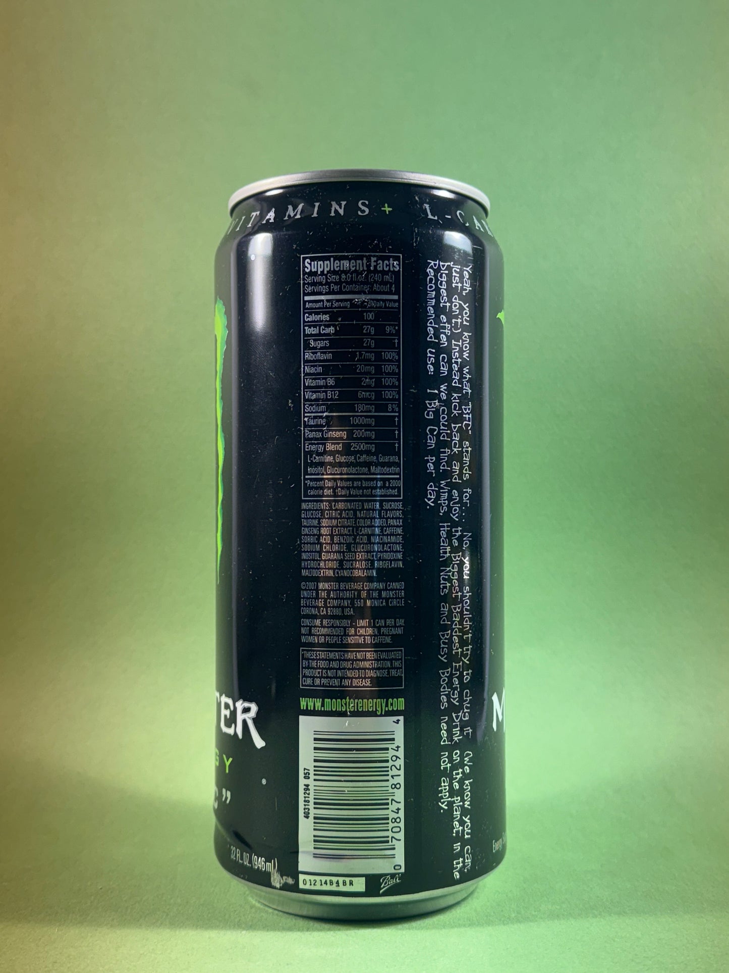 Monster Energy OG BFC [946ml] [#A2]