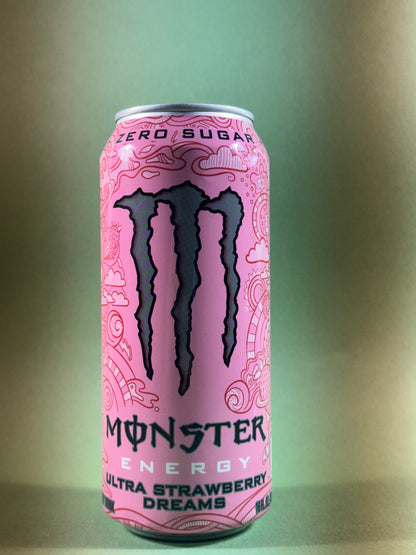 Monster Energy Ultra Strawberry Dreams Sales Sample [#A2]