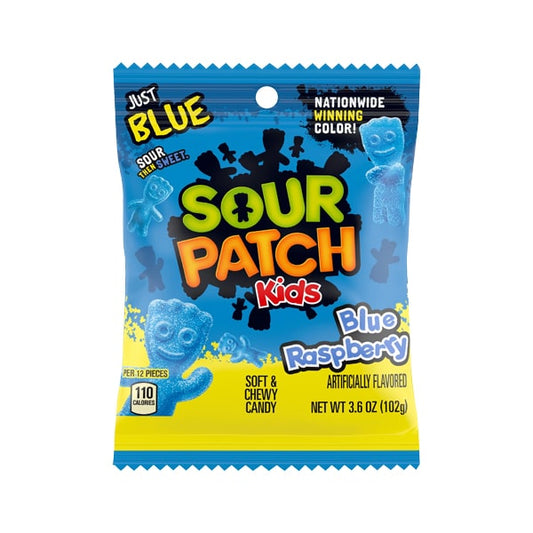 Sour Patch Kids Blue Raspberry (102g) USA - caramelle