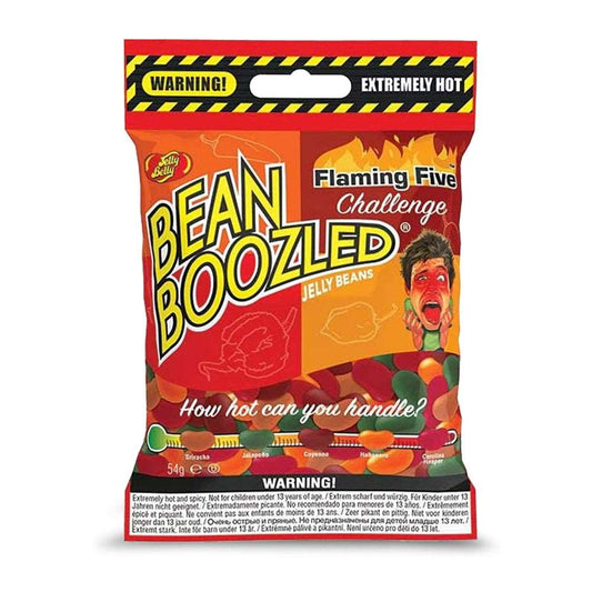 Jelly Belly Bean Boozled Flaming Challenge in busta bean boozled beans candy caramelle hot jelly belly