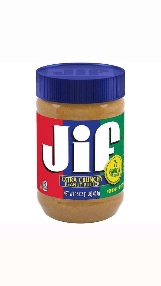 Jif Peanut Butter Crunchy (454g) USA - dolce