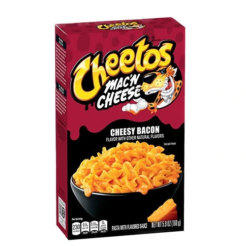 Cheetos Mac'n Cheese Cheesy Bacon - Pasta Americana al formaggio e bacon (168g)