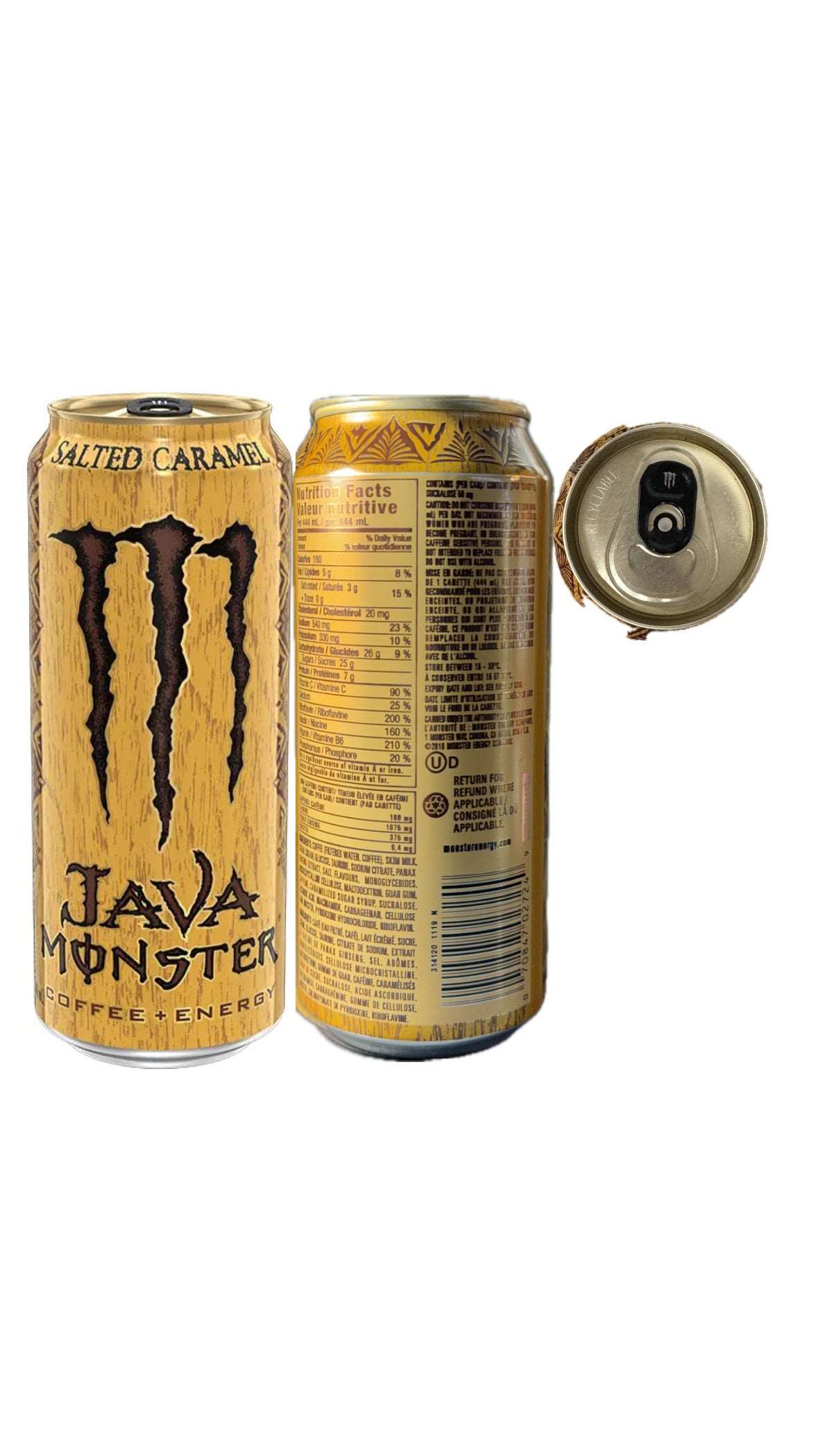 Monster Energy Java Salted Caramel CANADA sku: 1119 N - Energy Drinks