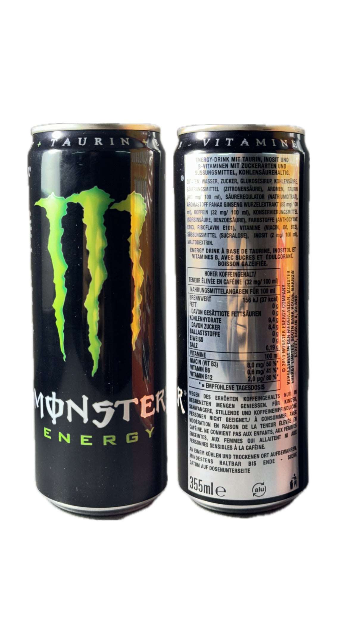 Monster Energy OG 355ml CH sku: 0917 ( Switzerland ) - Energy Drinks