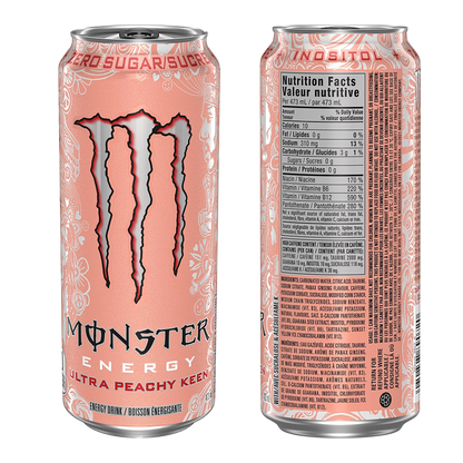 Monster Energy Ultra Peachy Keen  [473ml] Canada