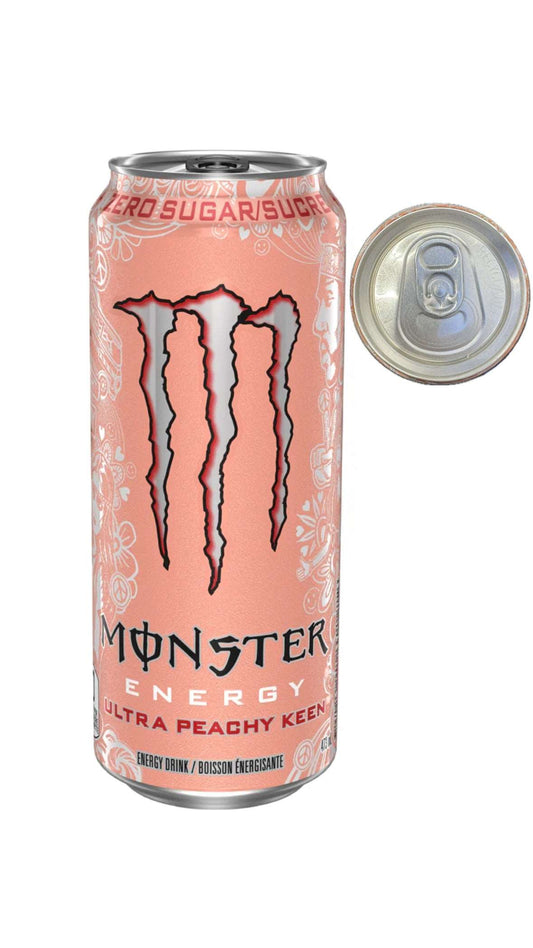 Monster Energy Ultra Peachy Keen CA sku: 0922 N - Energy Drinks