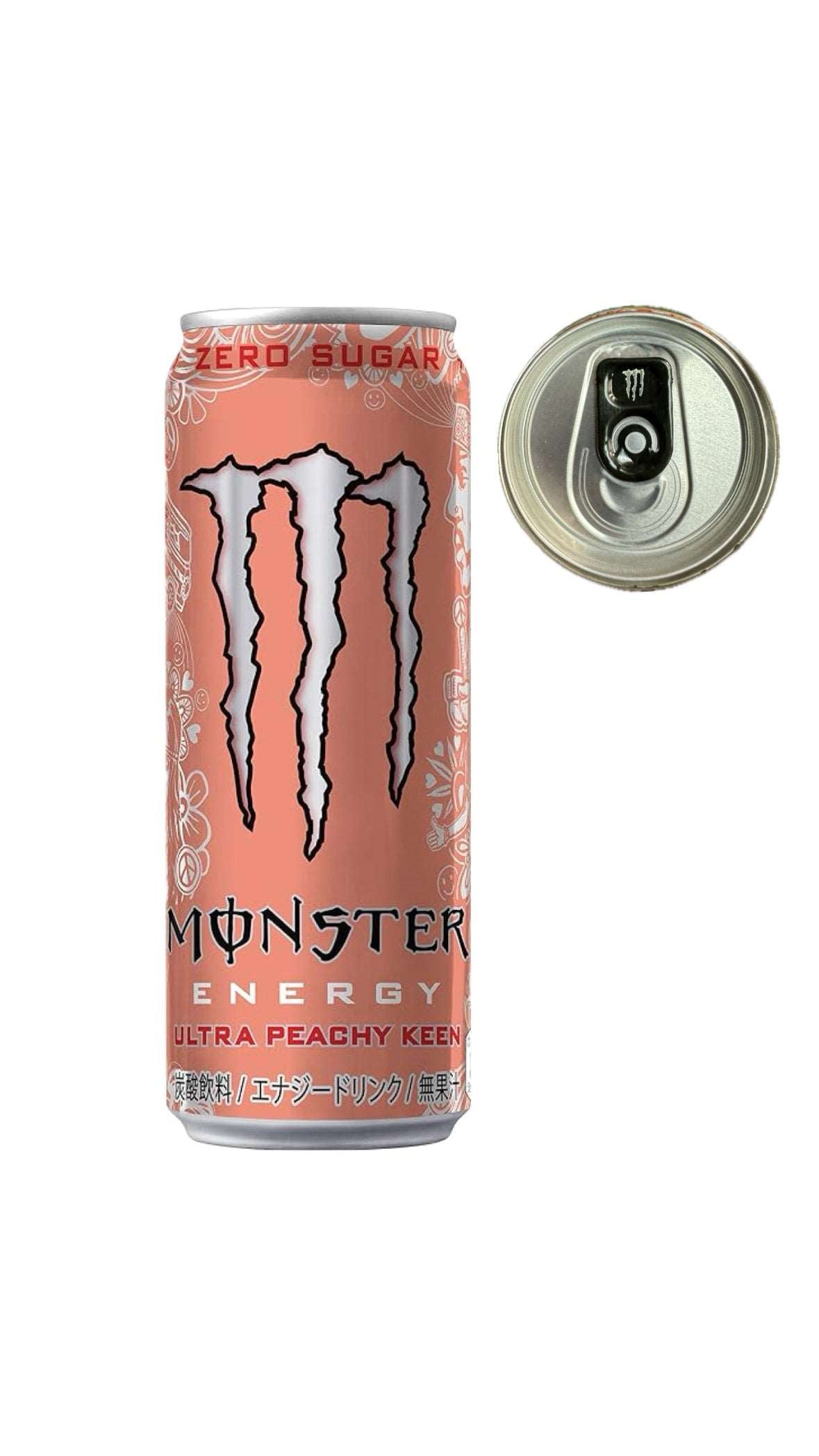 Monster Energy Ultra Peachy Keen 355ml JP sku: 0423 - Energy Drinks