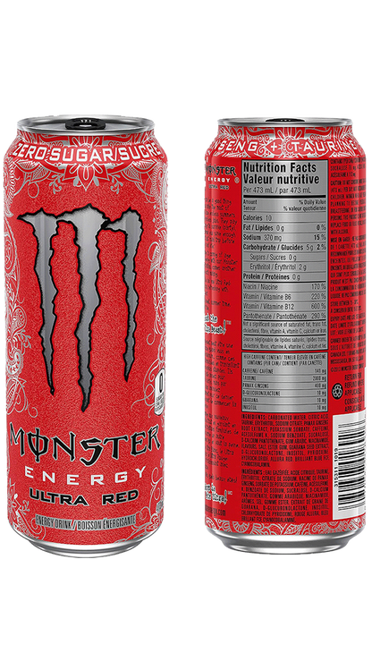 Monster Energy Ultra Red (CANADA) [473ml]