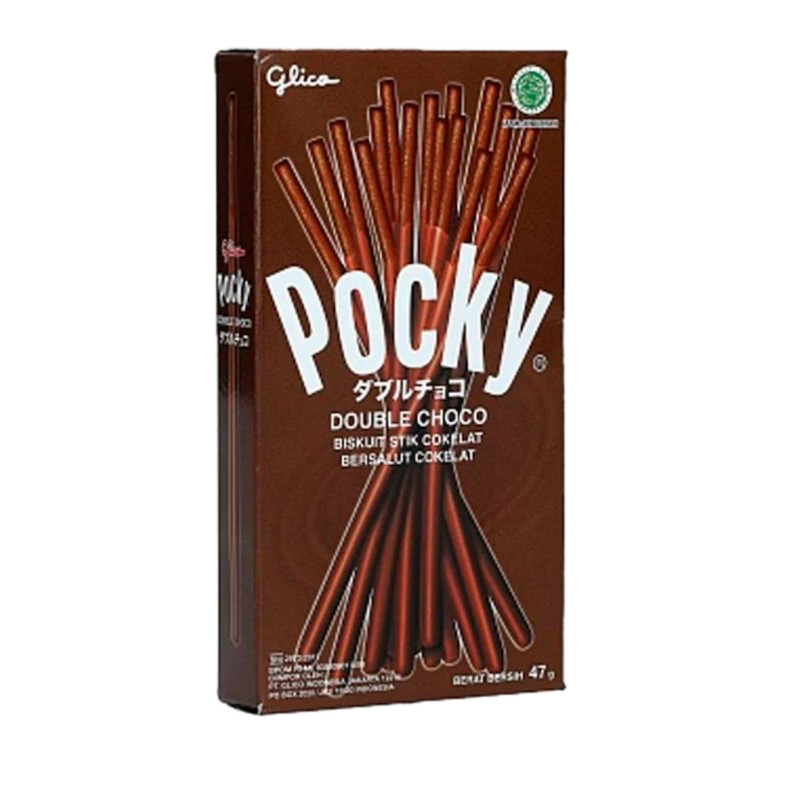 Pocky Double Choco (Japan) - Biscottoni ricoperti di doppio strato di Cioccolato al latte (43g)