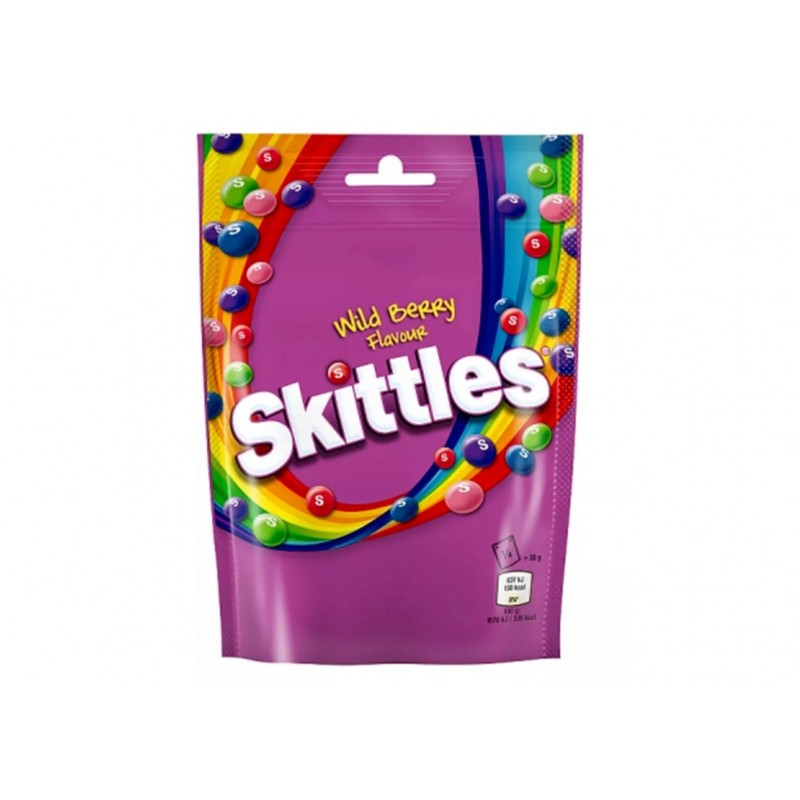 Skittles Wild Berry - Caramelle morbide fruttate (136g)