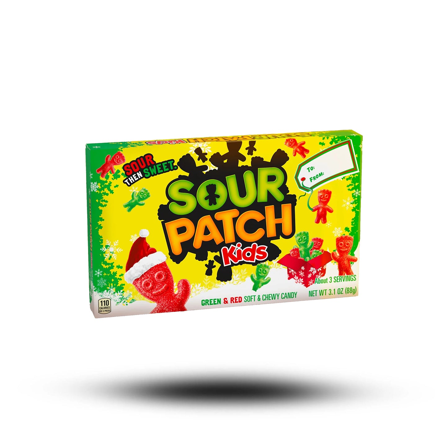 Sour Patch Kids Green & Red (USA) - Caramelle gommose aspre gusto fruttato (88g)