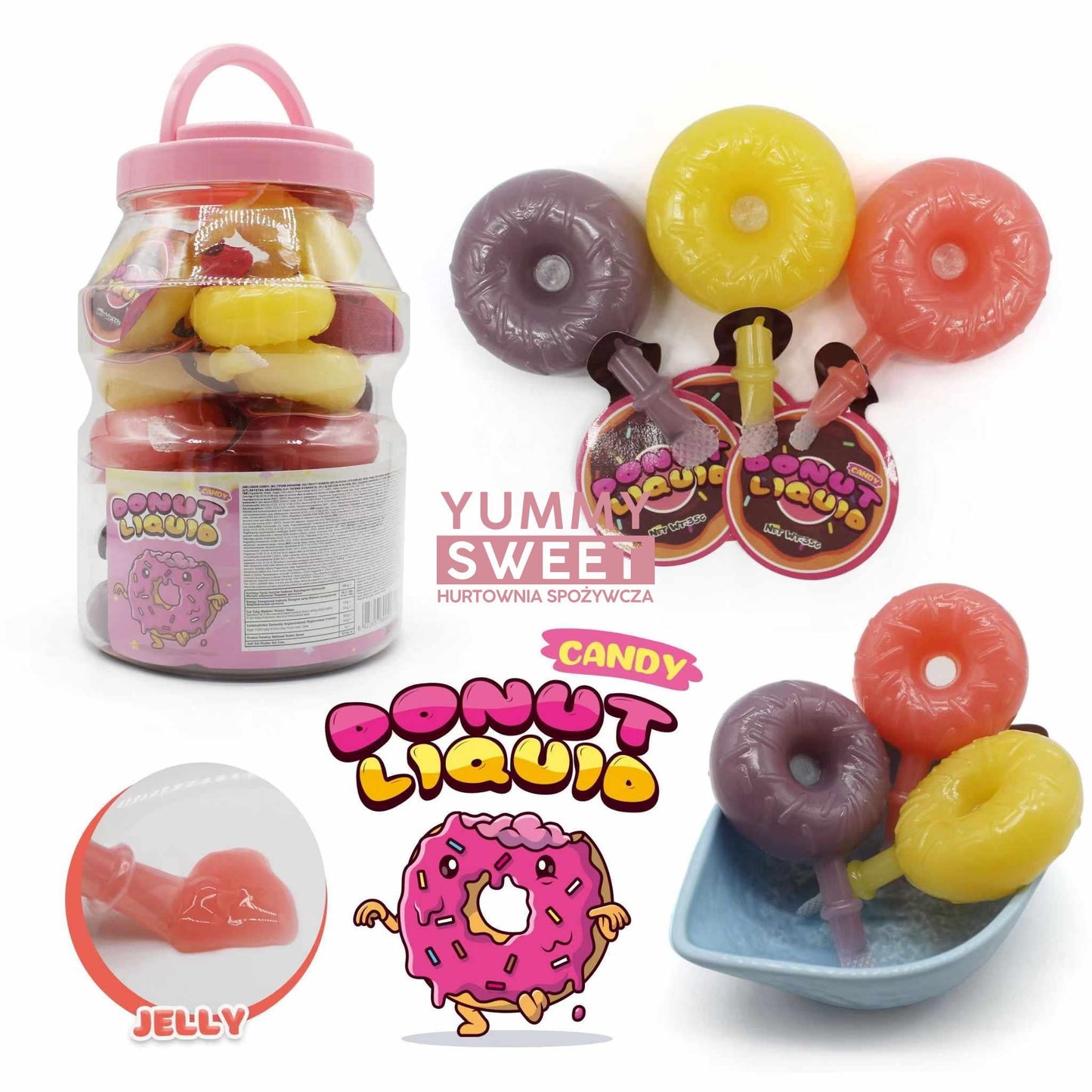 * Donut Liquid Candy (30pc - 1050g)