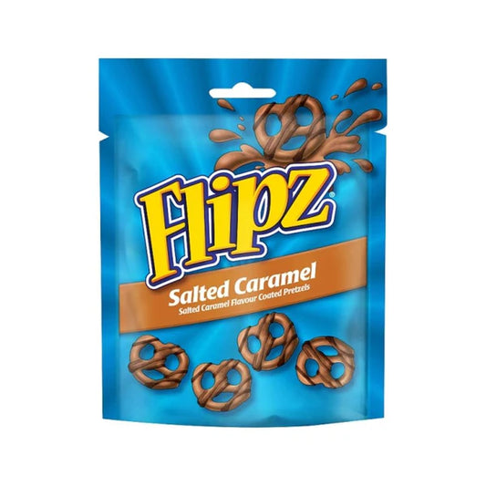 Flipz Pretzel Salted Caramel - Pretzel Ricoperti di Caramello Salato (90g)