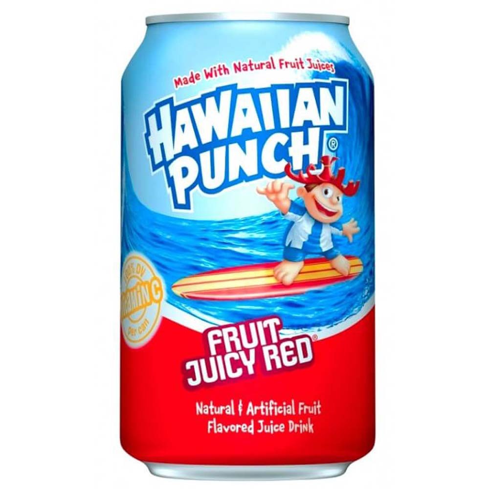 Hawaiian Punch Fryit Juicy Red (USA) - Bibita frizzante analcolica gusto frutta tropicale (355ml)