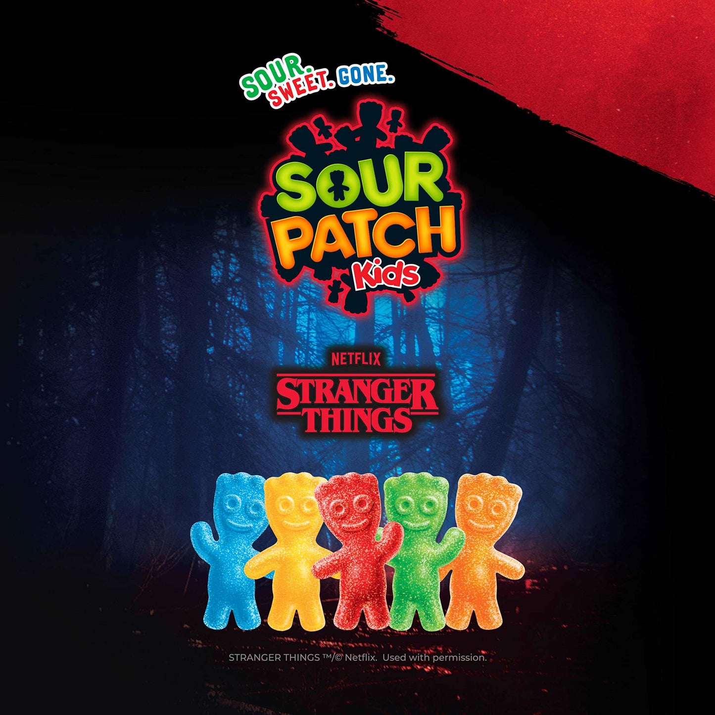 Sour Patch Kids Stranger Things Limited Edition (99g) USA candy online caramelle sour patch kids stuff