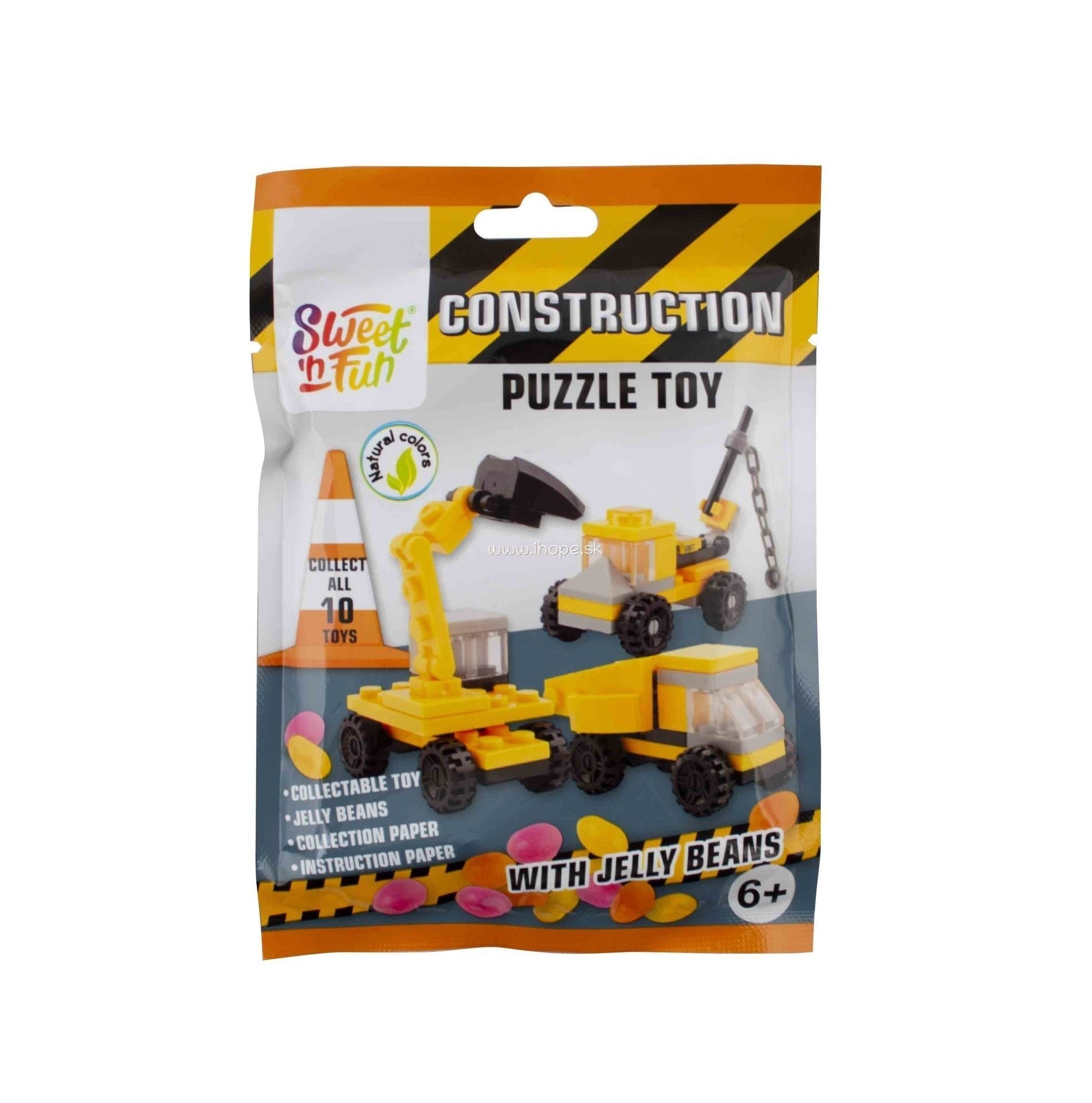 Construction Puzzle Toy Candy - Macchina Ledo da Costruire + Caramelline alla frutta