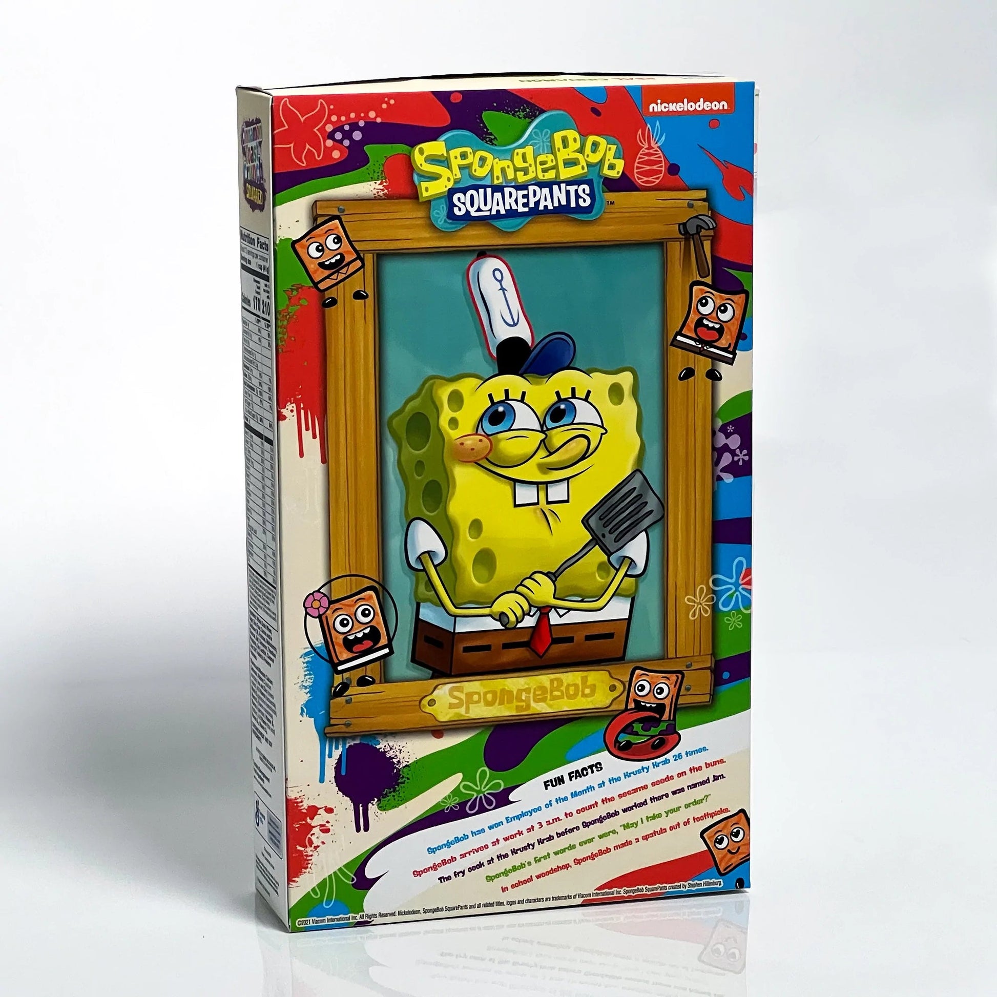 SpongeBob SquarePants Cinnamon Toast Crunch Limited Edition "da collezione" (set completo di spatola e adesivi ) chloe Kim stuff