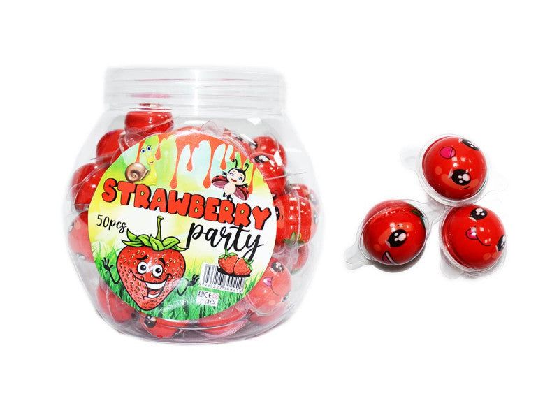 * Strawberry Party Jelly Candy (50pc - 500g)