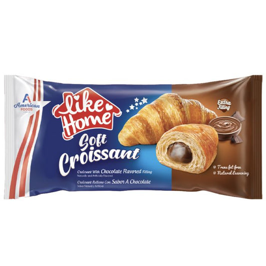 Like Home Soft Croissant Chocolate - Soffice Cornetto al chocolate con ripieno (55g)