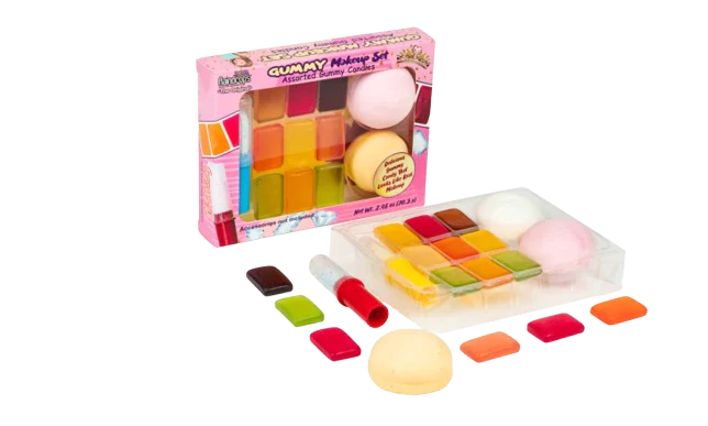 Whoopsie Gummy Makeup Set - Set Completo di caramelle a forma di trucchi (70g)