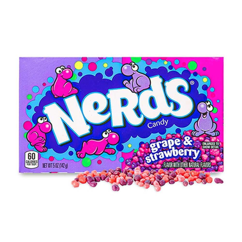 Nerds Grape & Strawberry USA - Caramelline fruttate gusto Uva & Fragola (142g)