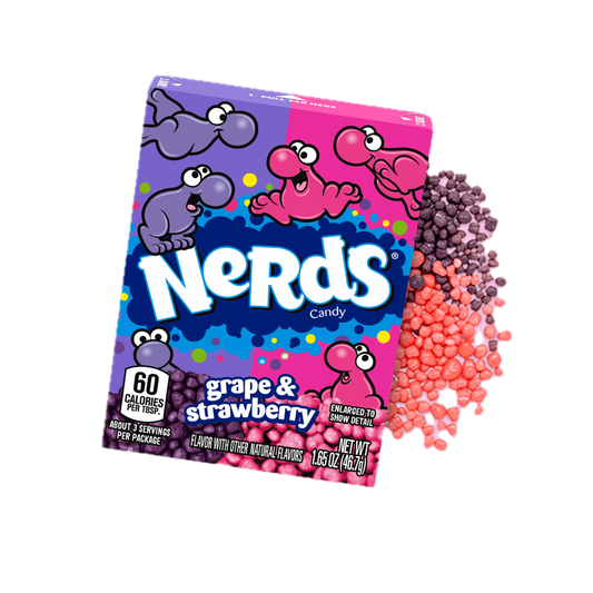 Nerds Grape & Strawberry - Caramelline fruttate gusto Uva & Fragola (47g)