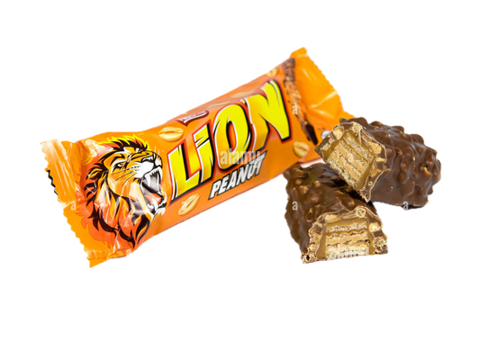 Lion Peanut - Barretta di Wafer ricoperta di cioccolato al latte, arachidi e caramello (40g)